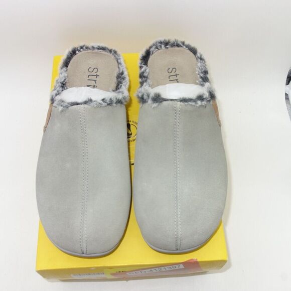 NEW Strive Luxembourg Men's Supportive Slipper Charcoal Grey Men's 9.5-10 - Picture 7 of 9